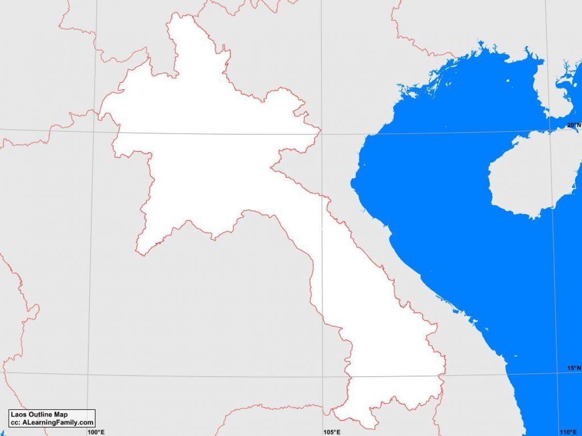 Mapa de contorno laos