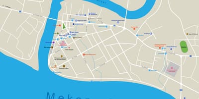 Pakse mapa do laos